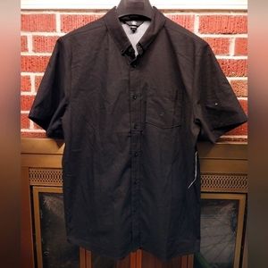 EVERETT OXFORD SHORT SLEEVE SHIRT - NEW BLACK